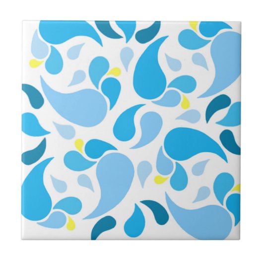 Summer Blues Tegeltje (Voorkant)