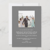 Summer Blues Trouwfoto Dank u kaarten (Achterkant)