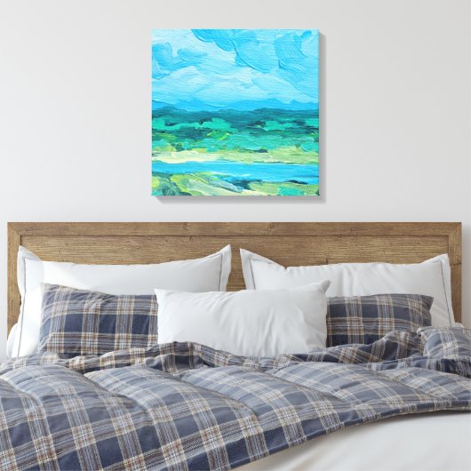Summer Blur Canvas Afdruk (Insitu (Slaapkamer))