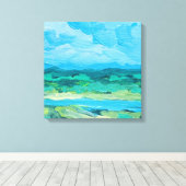 Summer Blur Canvas Afdruk (Insitu (Houten vloer))