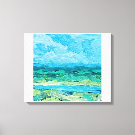 Summer Blur Canvas Afdruk (Voorkant)