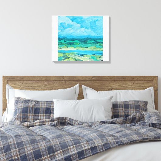 Summer Blur Canvas Afdruk (Insitu (Slaapkamer))