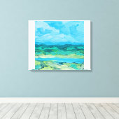 Summer Blur Canvas Afdruk (Insitu (Houten vloer))