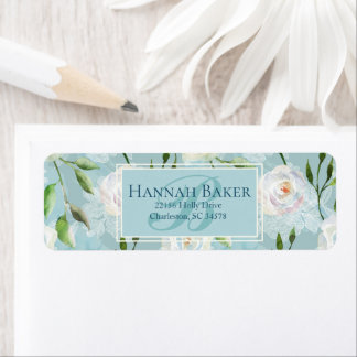 Summer Blush Lacy Floral Blooms Etiket