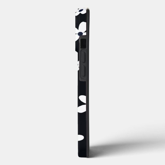 Summer Boho Black White Daisy Flowers Case-Mate iPhone Case (Achterkant / Links)