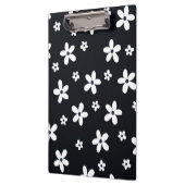 Summer Boho Black White Daisy Flowers Klembord (Links)