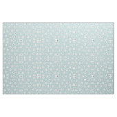 Summer Boho Blue White Daisy Flowers Stof (Fat Quarter)