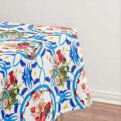 Summer, boho, bohemisch, floral, mediterraan tafelkleed (Voorbeeld)