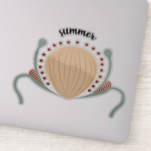 Summer Boho Shell Sticker