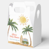 Summer Boho Surf Beach Van Baby shower Bedankdoosjes (Geopend)