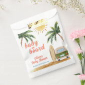 Summer Boho Surf Beach Van Baby shower Bedankzakje (Gezegeld)