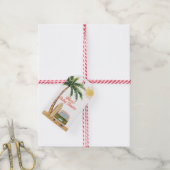 Summer Boho Surf Beach Van Baby shower Cadeaulabel (Met Touw)