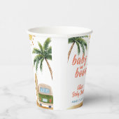 Summer Boho Surf Beach Van Baby shower Papieren Bekers (Rechts)
