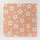 Summer Boho White Daisy Flowers Legpuzzel (Horizontaal)