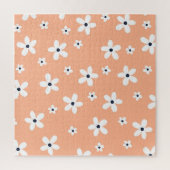 Summer Boho White Daisy Flowers Legpuzzel (Verticaal)