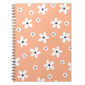 Summer Boho White Daisy Flowers Notitieboek (Voorkant)