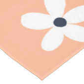 Summer Boho White Daisy Flowers Tafelkleed (Gekanteld)