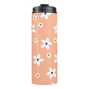 Summer Boho White Daisy Flowers Thermosbeker