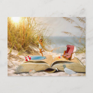 Summer Books - pas me aan! Briefkaart