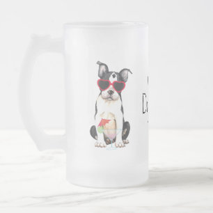 Summer Boston Terrier Matglas Bierpul