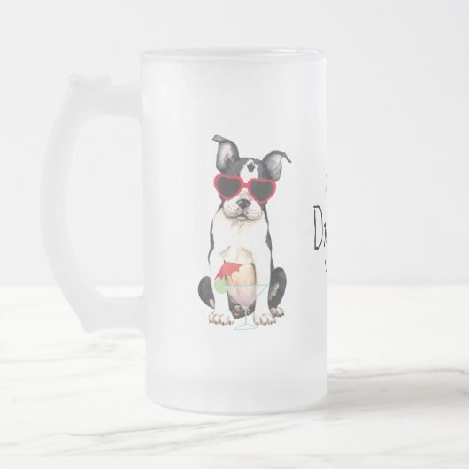 Summer Boston Terrier Matglas Bierpul (Links)