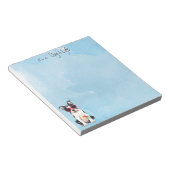 Summer Boston Terrier Notitieblok (Schuin)