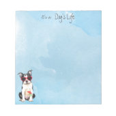 Summer Boston Terrier Notitieblok (Voorkant)