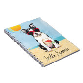 Summer Boston Terrier Notitieboek (Rechterzijde)