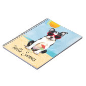 Summer Boston Terrier Notitieboek (Linkerzijde)