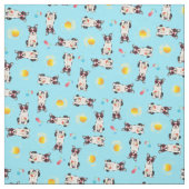 Summer Boston Terrier Stof (Swatch)