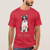 Summer Boston Terrier T-shirt (Voorkant)
