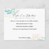 Summer Botanical Farmers Market Cookie Care Bedankkaart (Voorkant)