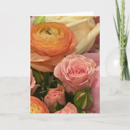Summer Bouquet Blank Note Kaart