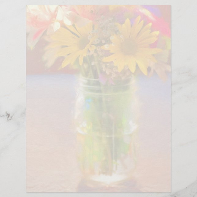 Summer Bouquet Briefhoofd (Voorkant)