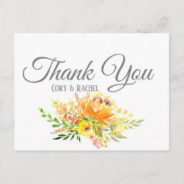  Summer Bouquet Dank je Briefkaart