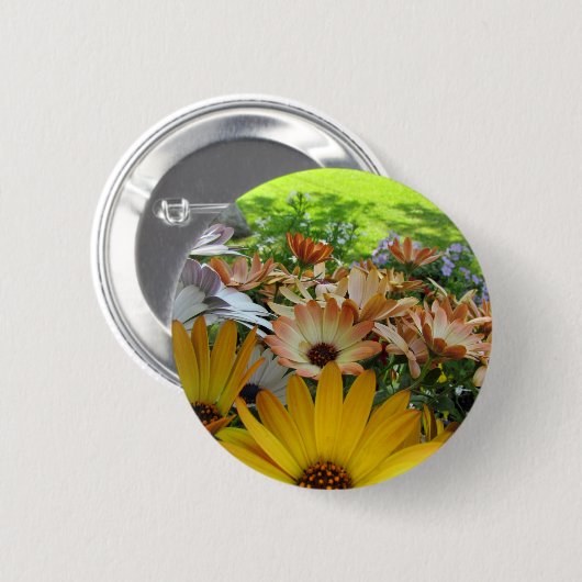 Summer Bouquet Ronde Button 5,7 Cm (Voorkant /achterkant)