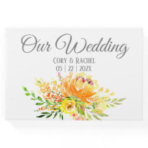  Summer Bouquet Wedding Guestbook