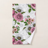 Summer bouquets bad handdoek (Handdoek)