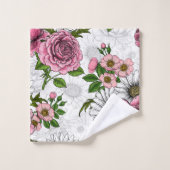 Summer bouquets bad handdoek (Wasdoekje)