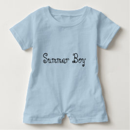 Summer Boy Typografie Baby Romper