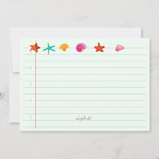 Summer Boys Uitnodiging (Achterkant)