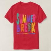 Summer Break - Kindergarten leraar - SUB Leopard T-shirt (Design voorkant)