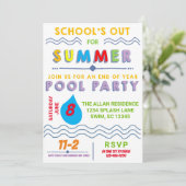 Summer Break Pool Kaart (Staand voorkant)