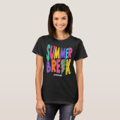 Summer Break Speech Language Pathologist Summer Va T-shirt (Voorkant volledig)