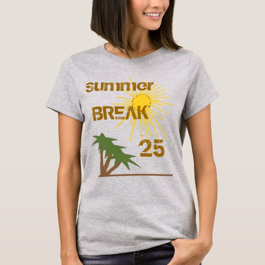 Summer Break T-shirt (Voorkant)
