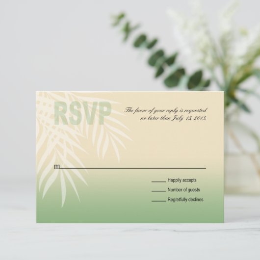 Summer Breeze Beach RSVP | jade (Staand voorkant)