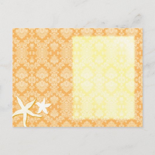 Summer Breeze Beach Weddenschap Save the Date Aankondigingskaart (Achterkant)