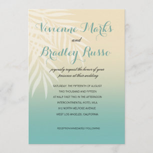 Summer Breeze Beach Wedding   Moutblauw Kaart