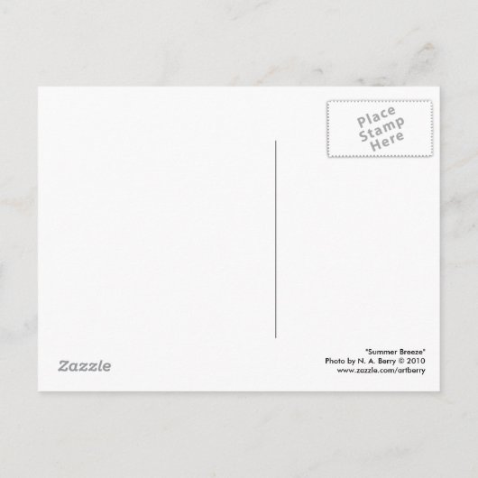 Summer Breeze Briefkaart (Achterkant)