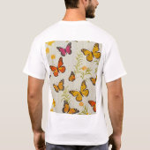 Summer Breeze Butterfly T-Shirt Design (Achterkant)